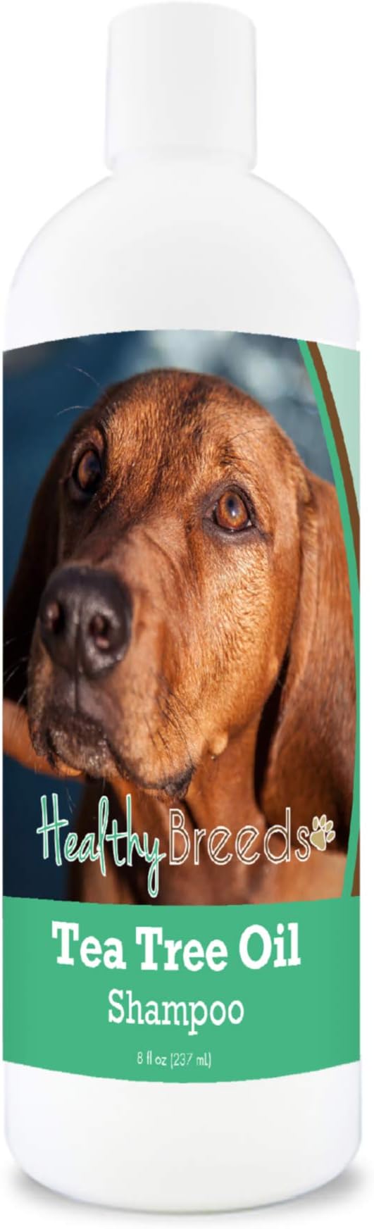 Healthy Breeds Redbone Coonhound Tea Tree Oil Shampoo – Formulated for Dry, Irritated Skin – Reduce Dandruff – Wintergreen Scent – 8 oz