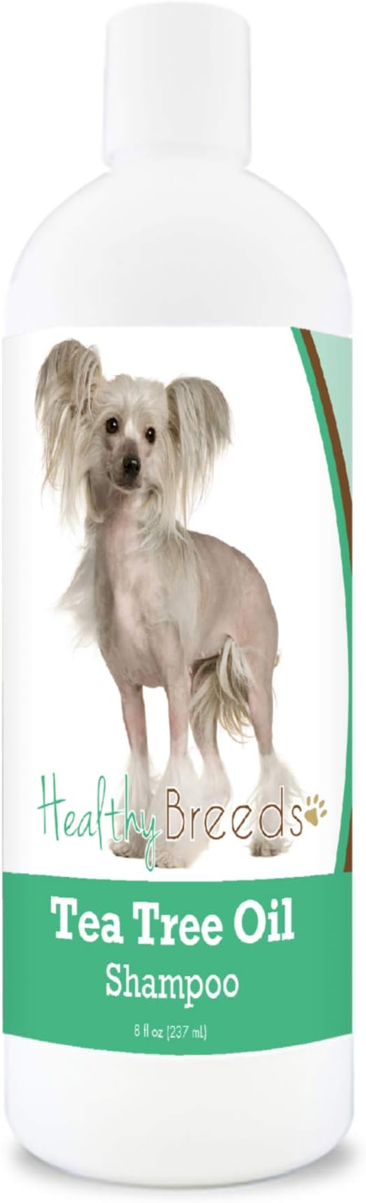 Healthy Breeds Chinese Crested Tea Tree Oil Shampoo – Formulated for Dry, Irritated Skin – Reduce Dandruff – Wintergreen Scent – 8 oz
