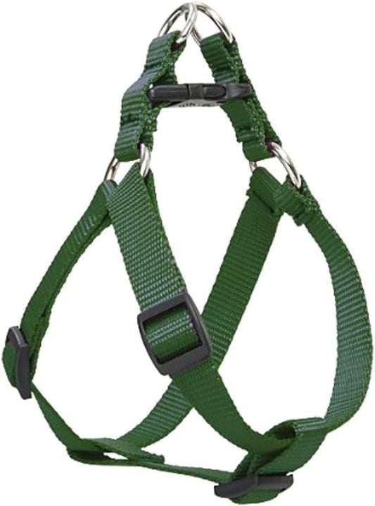 LupinePet Basics 1/2" Green 12-18" Step In Harness for Small Dogs