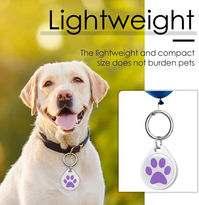 ADVENTUREMORE AIR Pet ID Tag-4pcs QR Code Tag & Smart ID Tag Small Personalized Name Plate with Online Profile - Dog Cat Tag Scan QR Receive Instant Pet Location Alert Email
