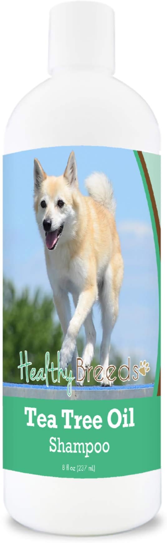 Healthy Breeds Norwegian Buhund Tea Tree Oil Shampoo – Formulated for Dry, Irritated Skin – Reduce Dandruff – Wintergreen Scent – 8 oz