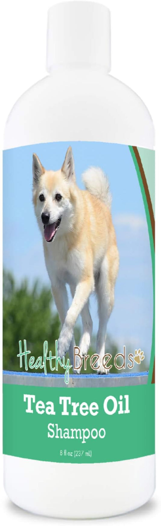 Healthy Breeds Norwegian Buhund Tea Tree Oil Shampoo – Formulated for Dry, Irritated Skin – Reduce Dandruff – Wintergreen Scent – 8 oz