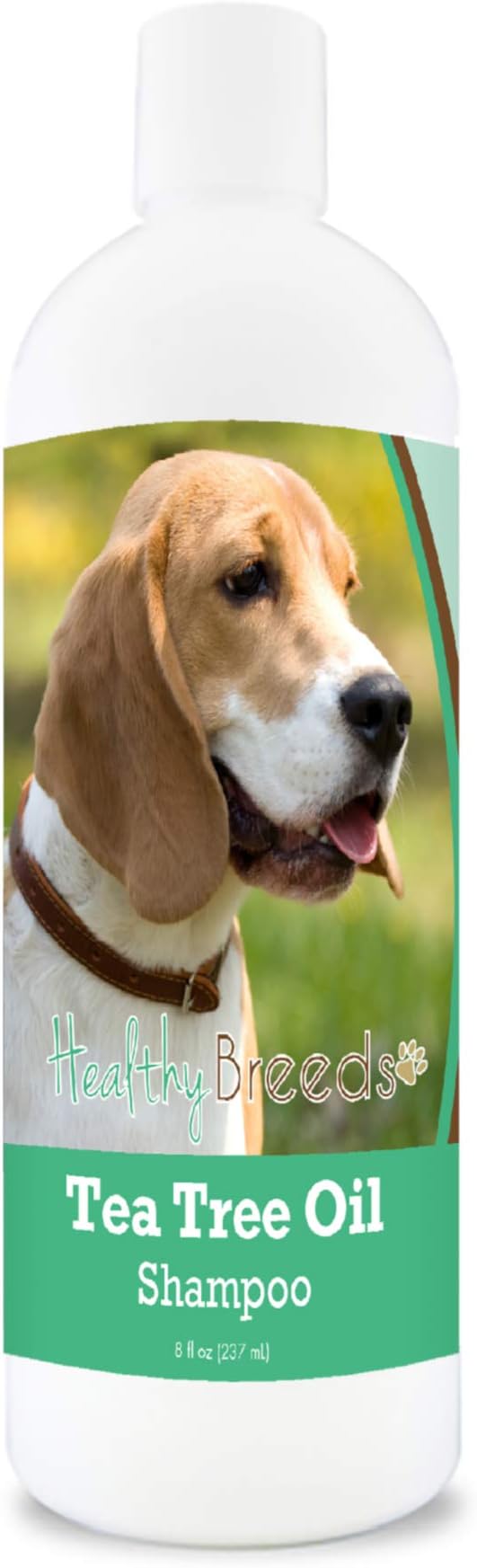 Healthy Breeds Beagle Tea Tree Oil Shampoo – Formulated for Dry, Irritated Skin – Reduce Dandruff – Wintergreen Scent – 8 oz