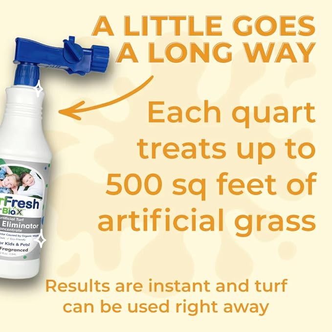 BioX+ Artificial Turf Pet Odor Eliminator 32 oz Bottle (Unscented)