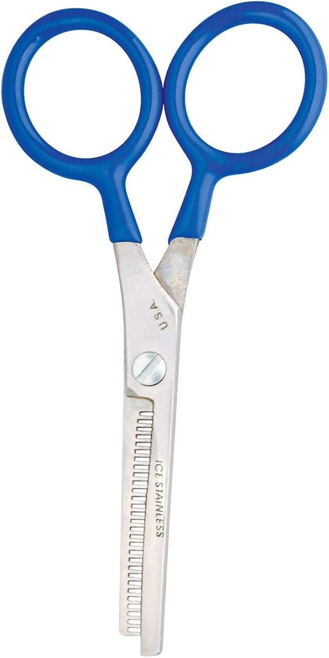 Top Performance 28-Tooth Thinner Shears with Coated Handles — Durable Shears for Grooming Dogs, 4"