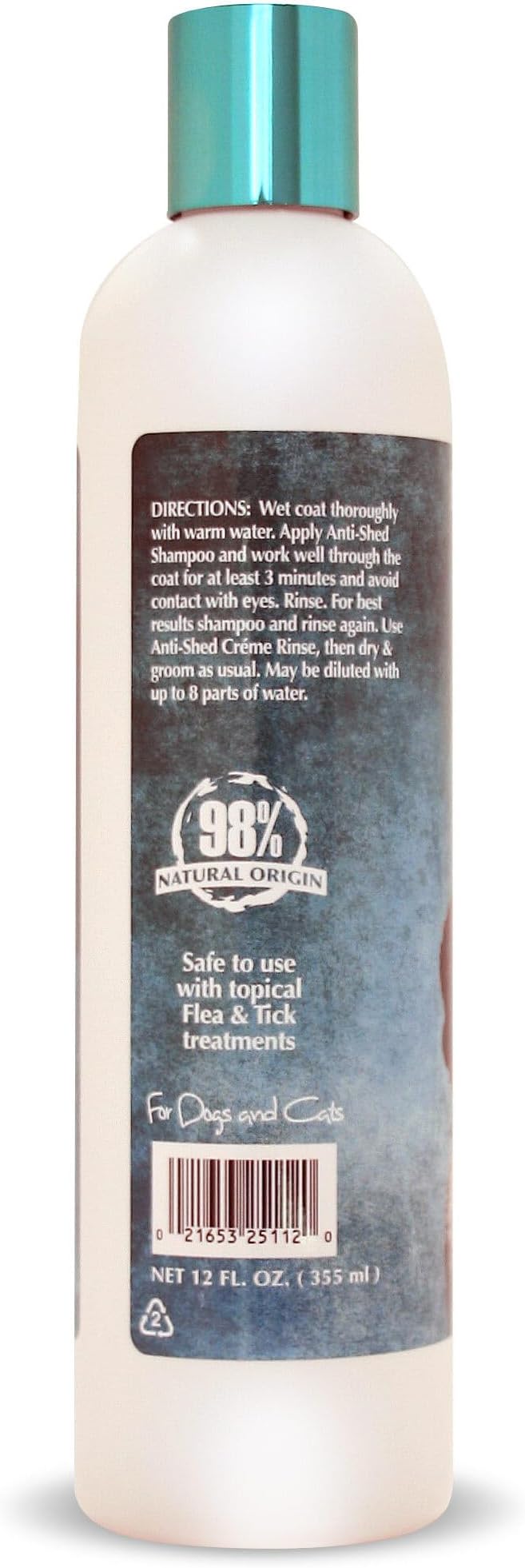 Bio-Groom Anti-Shed Deshedding Dog Shampoo - Odor Eliminating, Anti-Shedding, Dog Bathing Supplies, Puppy Wash, Cat & Dog Grooming Supplies, Cruelty-Free, Made in USA, Dog Products - 12 fl oz 1-Pack