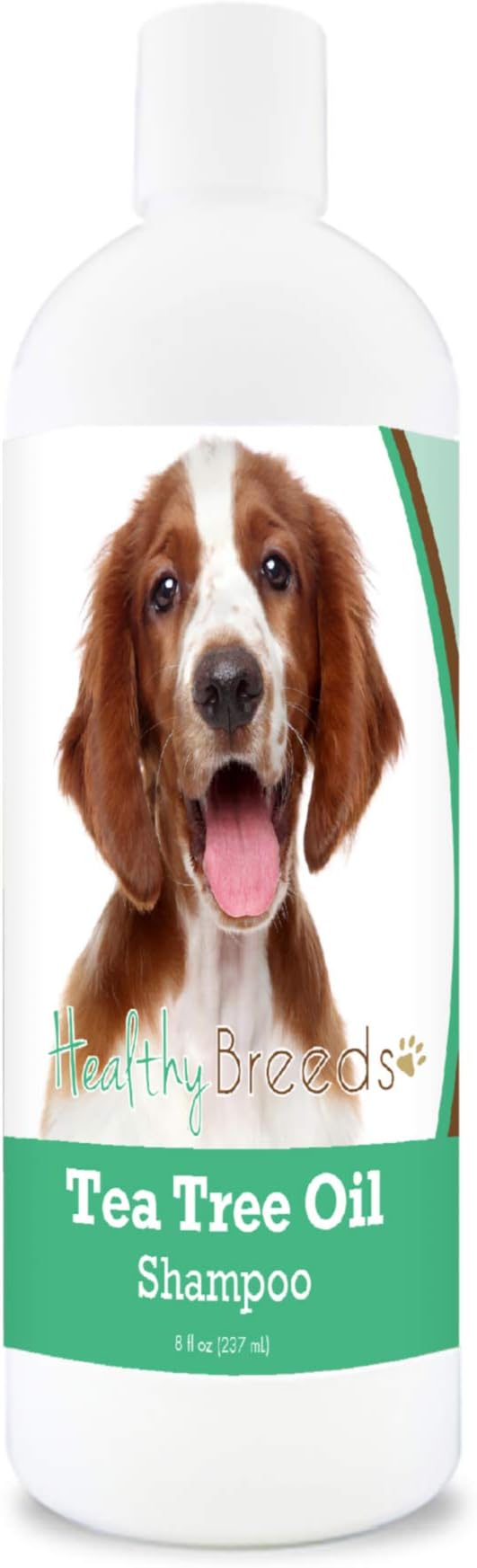 Healthy Breeds Welsh Springer Spaniel Tea Tree Oil Shampoo – Formulated for Dry, Irritated Skin – Reduce Dandruff – Wintergreen Scent – 8 oz