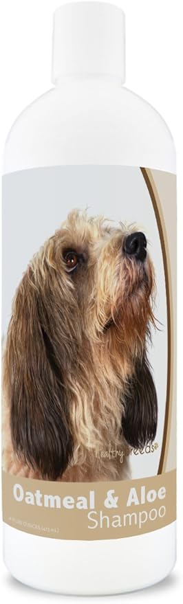 Healthy Breeds Petits Bassets Griffons Vendeen Oatmeal Shampoo with Aloe 16 oz
