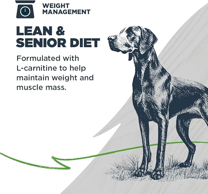 Blackwood Lean/Senior Dry Dog Food, Chicken Meal with Ancient Grains, 4.5 Pound Bag for Weight Management and Muscle Mass Maintenance