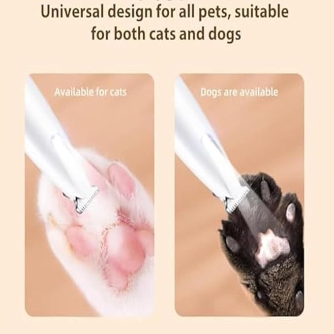 Petior Pet Paw Trimmer, Petior Paw Trimmer, Loom and Ledge Dog Trimmer, Petoir Paw Trimmer for Dogs, Pet MicroPrecision Trimmer, Electric Dog Trimmer for Paws Eyes Ears Face Rump (1Set)