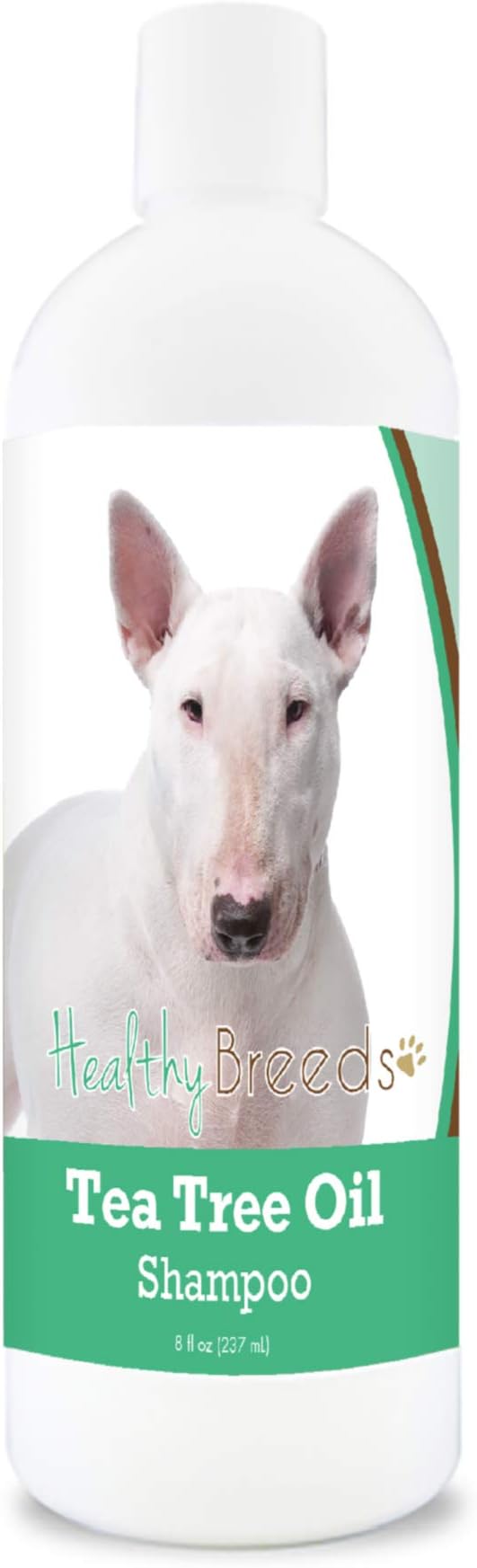 Healthy Breeds Bull Terrier Tea Tree Oil Shampoo – Formulated for Dry, Irritated Skin – Reduce Dandruff – Wintergreen Scent – 8 oz