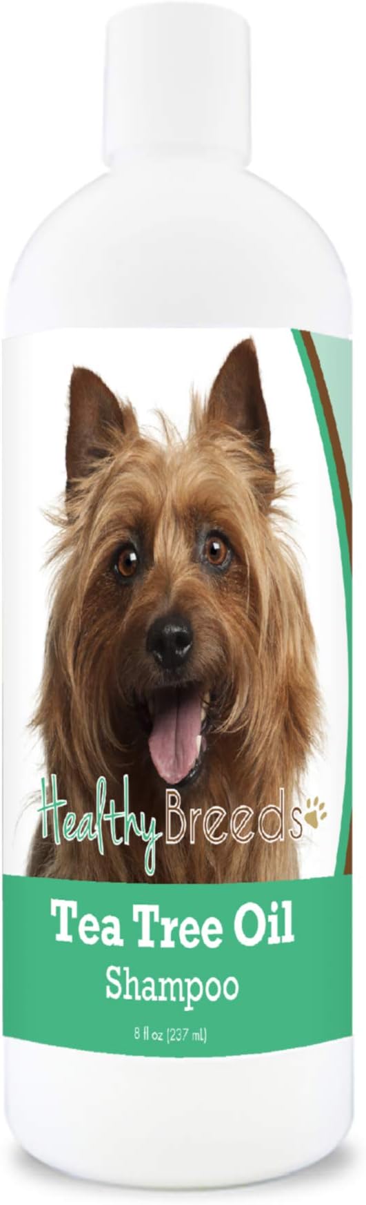Healthy Breeds Australian Terrier Tea Tree Oil Shampoo – Formulated for Dry, Irritated Skin – Reduce Dandruff – Wintergreen Scent – 8 oz