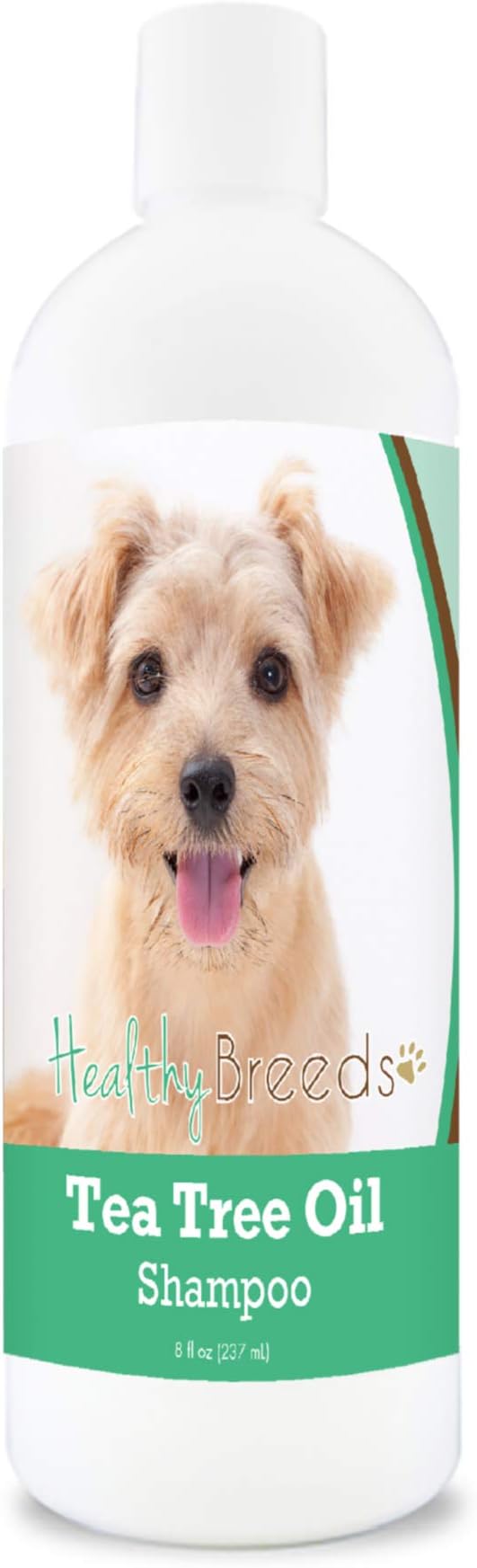 Healthy Breeds Norfolk Terrier Tea Tree Oil Shampoo – Formulated for Dry, Irritated Skin – Reduce Dandruff – Wintergreen Scent – 8 oz