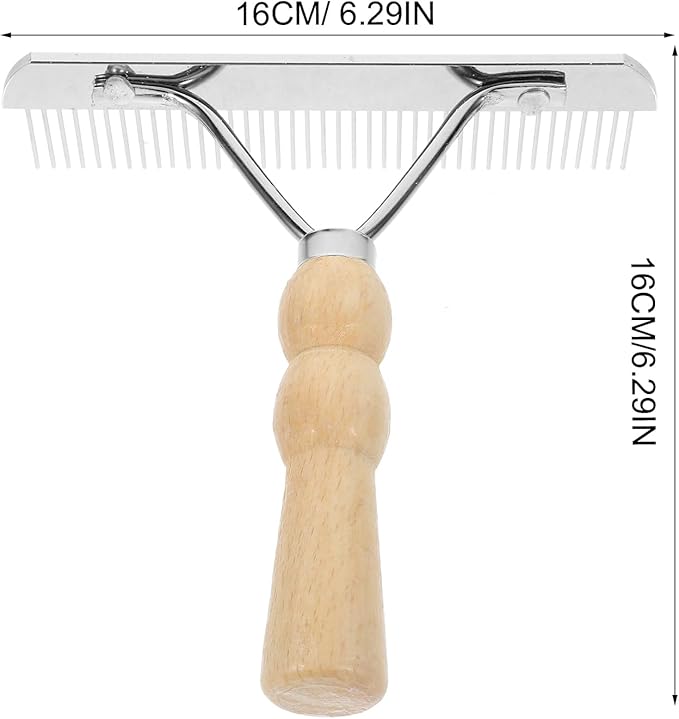 balacoo 2Pcs Horse Nail Rake Comb - Pet Horse Hair Comb, Horse Brush Steel Comb for Hair, Pet Mane Pulling Tool, Pet Horse Hair Brush, Mane Brush Dog Deshedding Brush