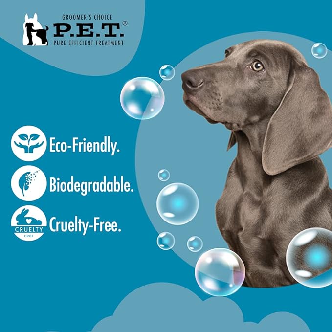 Polar Brite Tangerine Shampoo 16 Oz – Deep Cleaning & Whitening for All Coat Types, Made in USA by P.E.T.