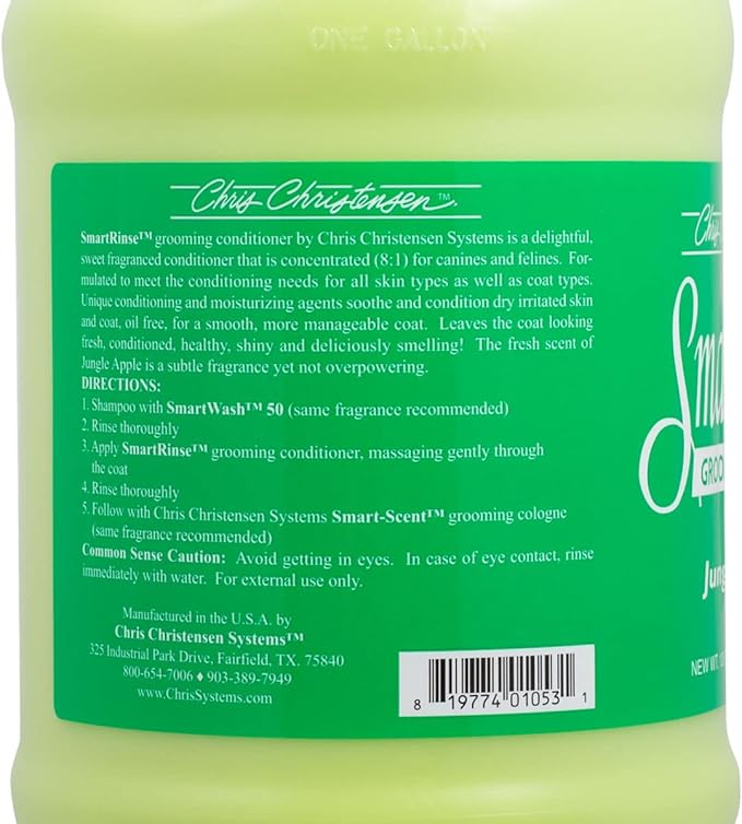 Chris Christensen Smart Style The Cure Brushing & Styling Milk, Dog Conditioner, Groom Like a Professional, 128 oz