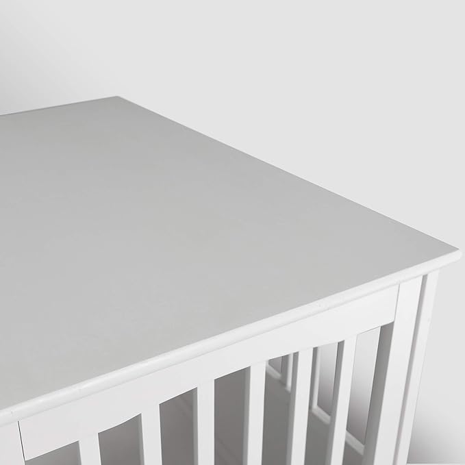 Casual Home Wooden Pet Crate, End Table, Large, New White