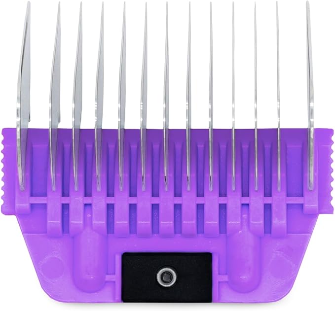 A Series Wide 6mm 1/4" Metal Comb, Dog Grooming Blades for Smooth Coat, Professional, Durable, Precise, Compatible with A Series Clippers