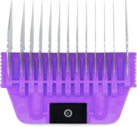 A Series Wide 6mm 1/4" Metal Comb, Dog Grooming Blades for Smooth Coat, Professional, Durable, Precise, Compatible with A Series Clippers