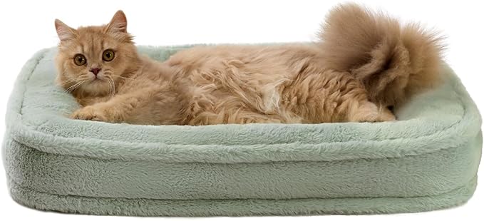 BALANCE Small Dog Bed, Orthopedic Dog Bed, Waterproof Pet Bed with Removable and Washable Cover, Pet Couch Dog Soft Sofa Bed with Nonskid Bottom