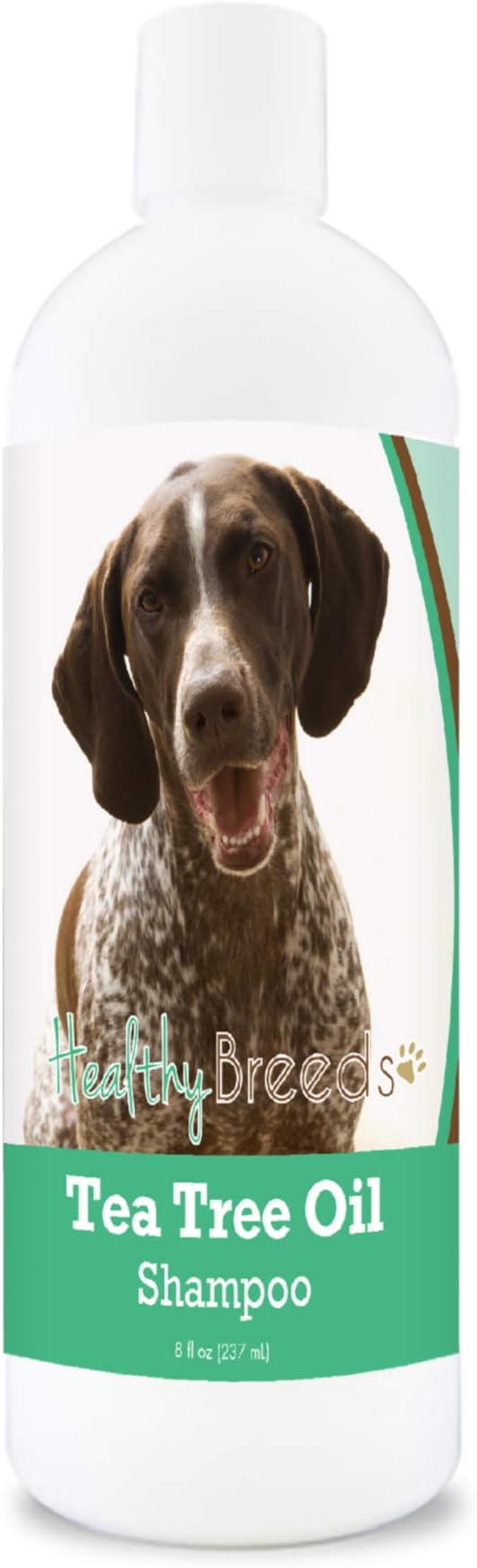 Healthy Breeds German Shorthaired Pointer Tea Tree Oil Shampoo – Formulated for Dry, Irritated Skin – Reduce Dandruff – Wintergreen Scent – 8 oz