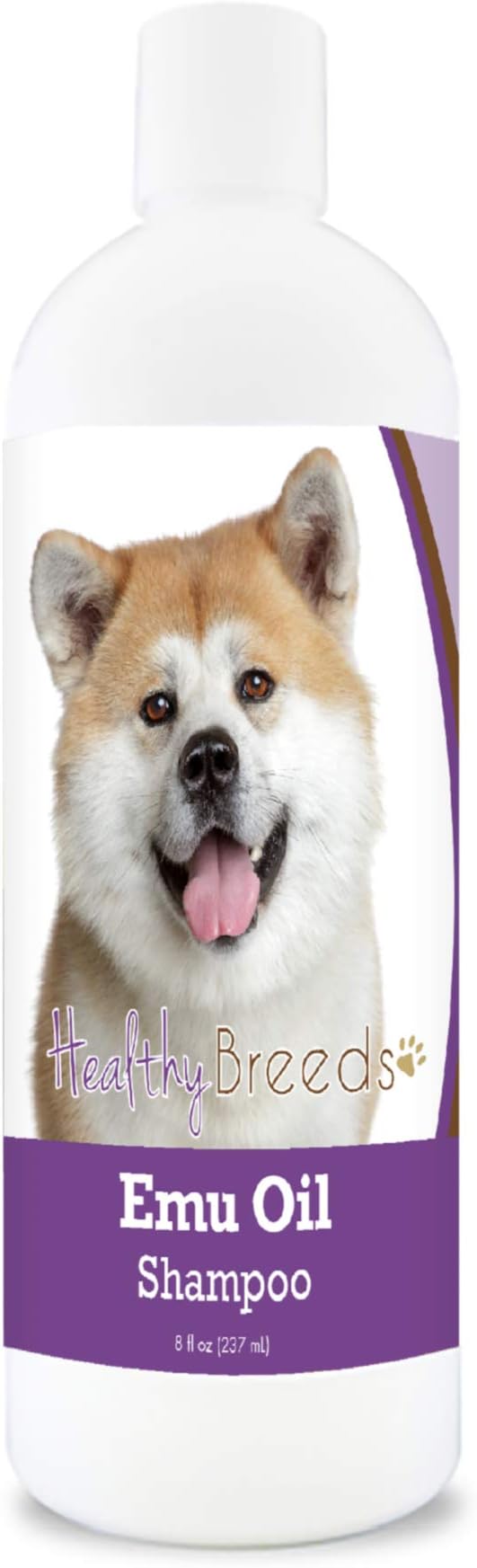 Healthy Breeds Akita Emu Oil Shampoo - Gentle Cleanser That Provides Soothing Relief of Inflammation While Restoring Moisture Balance - Fruity Scent - 8 oz