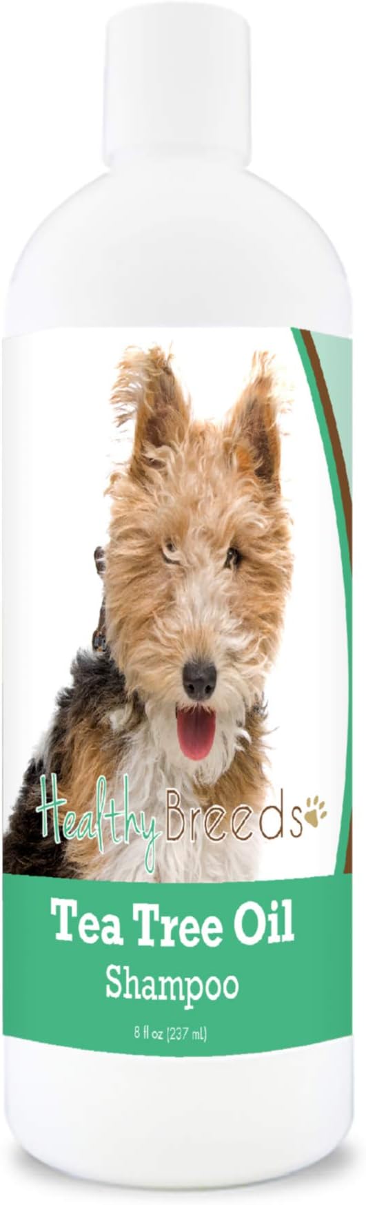 Healthy Breeds Wire Fox Terrier Tea Tree Oil Shampoo – Formulated for Dry, Irritated Skin – Reduce Dandruff – Wintergreen Scent – 8 oz