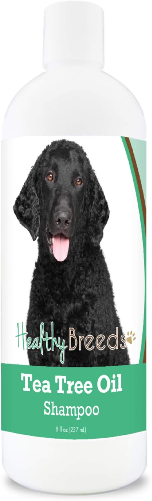 Healthy Breeds Curly-Coated Retriever Tea Tree Oil Shampoo – Formulated for Dry, Irritated Skin – Reduce Dandruff – Wintergreen Scent – 8 oz