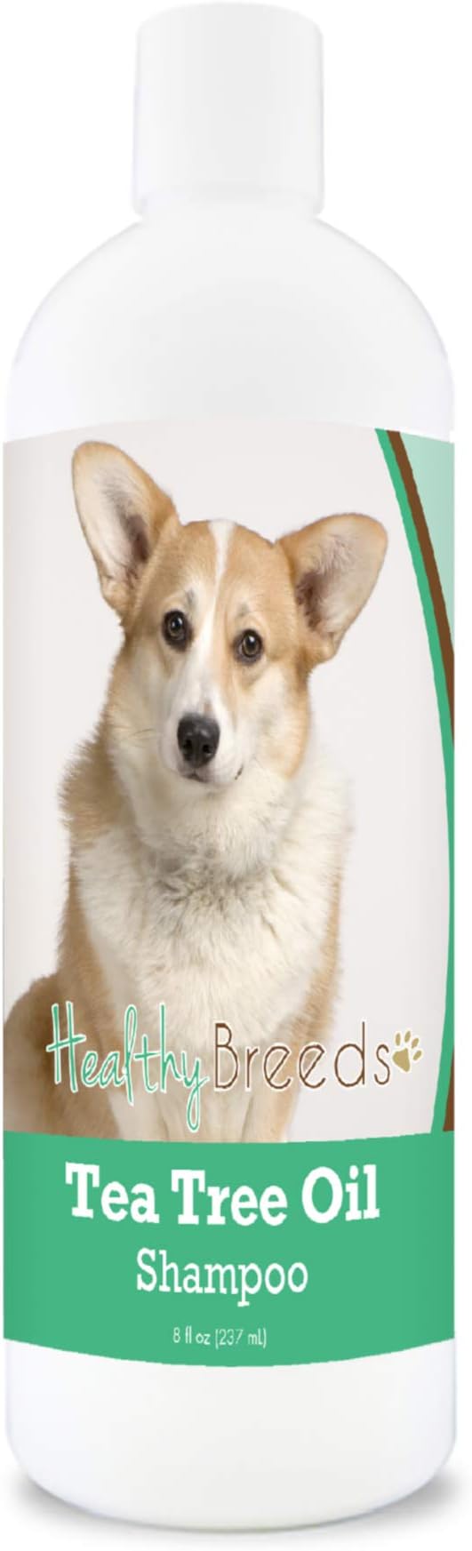 Healthy Breeds Cardigan Welsh Corgi Tea Tree Oil Shampoo – Formulated for Dry, Irritated Skin – Reduce Dandruff – Wintergreen Scent – 8 oz