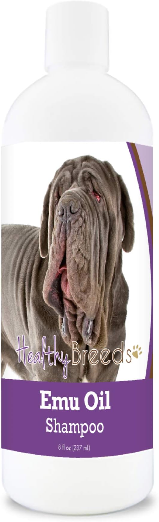 Healthy Breeds Neapolitan Mastiff Emu Oil Shampoo - Gentle Cleanser That Provides Soothing Relief of Inflammation While Restoring Moisture Balance - Fruity Scent - 8 oz