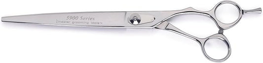 Master Grooming Tools 5900 Series Japanese Stainless Steel Shears — High-Performance Shears for Grooming Dogs - Curved, 7½"