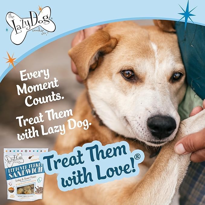 The Lazy Dog Cookie Co. Mutt Mallows Soft Baked Dog Treats, Wheat, Corn & Soy Free, Baked in The USA, 5 oz Cost Saving Variety Bundle (Pack of 3)