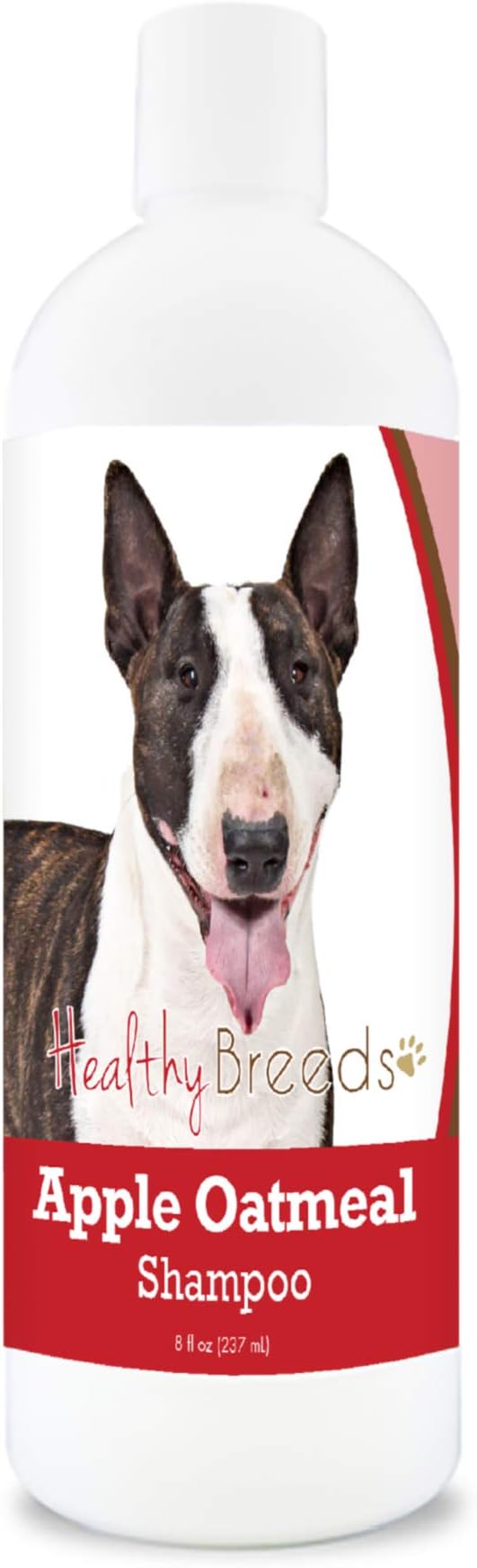 Healthy Breeds Miniature Bull Terrier Apple Oatmeal Dog Shampoo - All Natural, Tearless & Hypoallergenic Cleanser & Conditioner - Best for Dry, Itchy or Irritated Skin - 8 oz