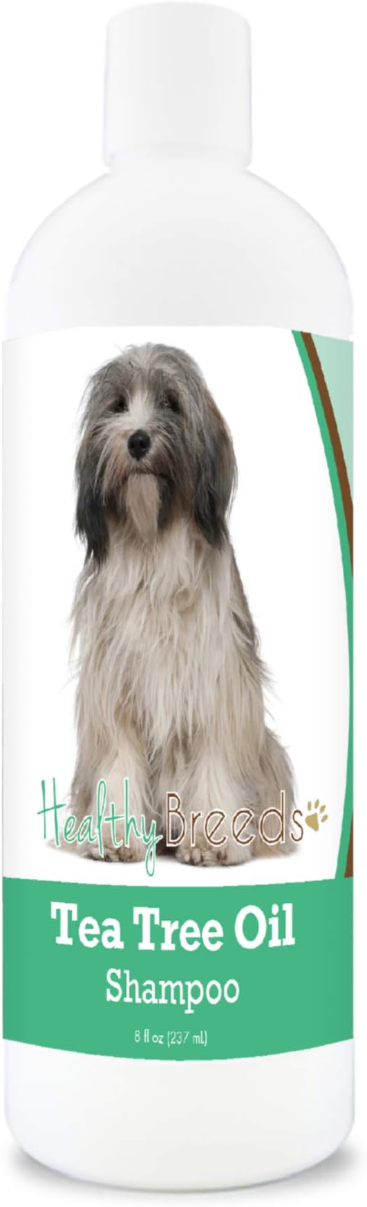 Healthy Breeds Tibetan Terrier Tea Tree Oil Shampoo – Formulated for Dry, Irritated Skin – Reduce Dandruff – Wintergreen Scent – 8 oz