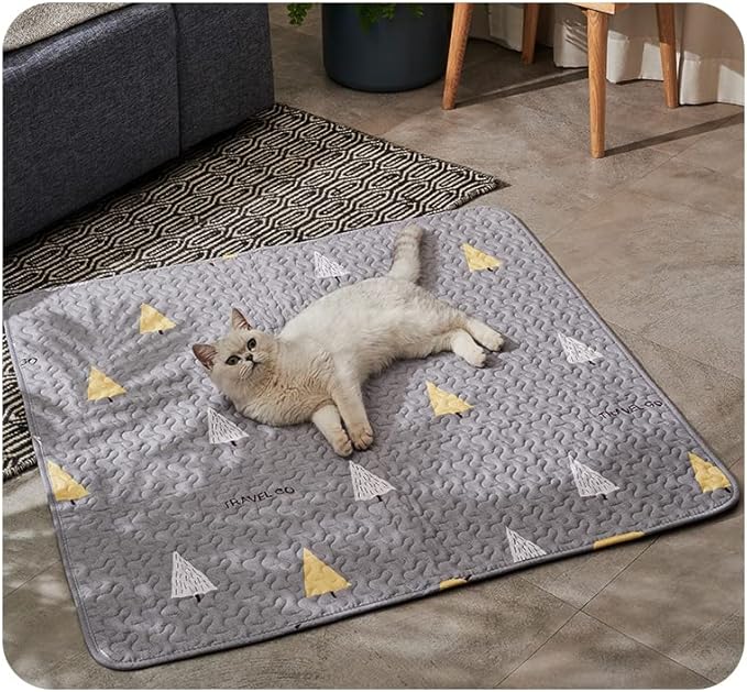 New Upgrade Dog Playpen Mat Crate Mat Puppy Pads,Leak-Proof Dog Crate Pad,Anti-Slip Bottom[PLAYPEN NOT Included !!!] Reusable Whelping Playpen Crate Reusable Washable Pet Mattress Pad Pet Training Pad