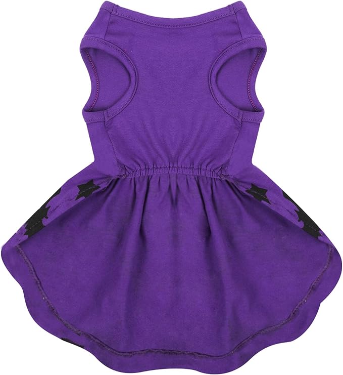 Funny Puppy Dress with Bow - Small & Large Dog Halloween Costume: Pumpkin Witch Bat Pet Dress, I'm The Good Witch (X-Small)