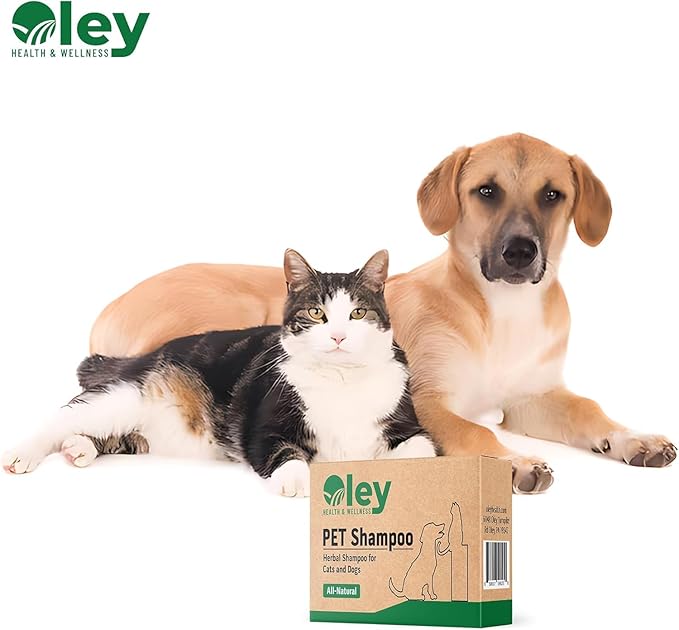 Shampoo for Dogs - All-Natural Pet Shampoo Bar & Soap - Herbal Cleansing and Conditioning for Your Beloved Pets - Premium Natural Pet Shampoo