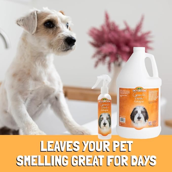 Bio-groom Groom'n Fresh Dog Cologne - Deodorizing Spray, Dog Bathing Supplies, Puppy Wash, Cat & Dog Grooming Supplies, Cruelty-Free, Made in USA, Dog Perfume - 8 fl oz 2-Pack