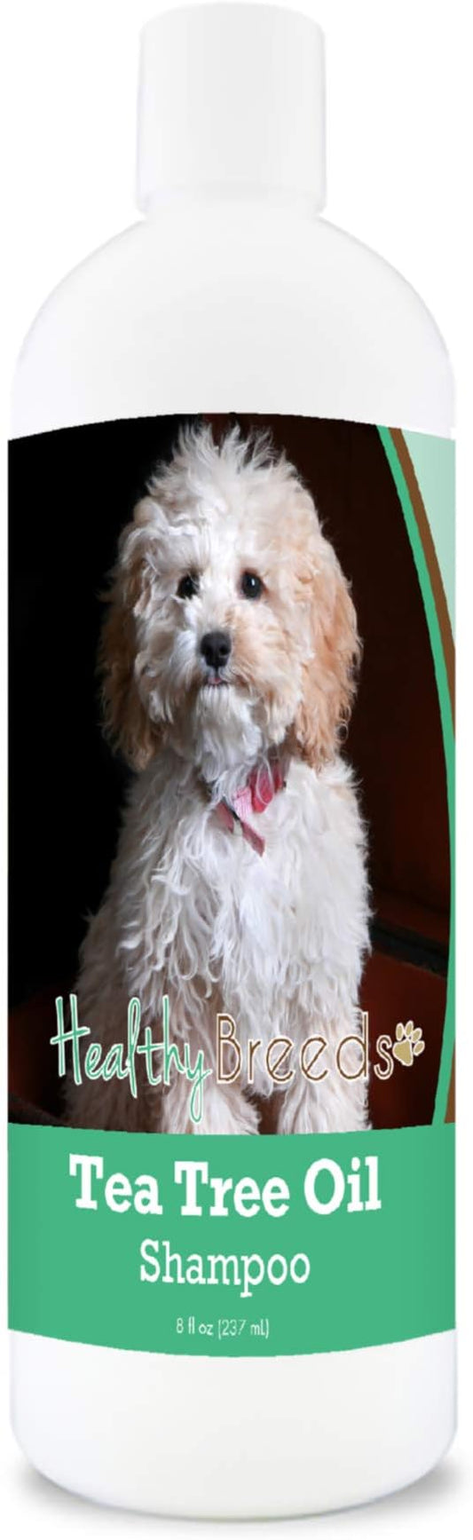 Healthy Breeds Cockapoo Tea Tree Oil Shampoo – Formulated for Dry, Irritated Skin – Reduce Dandruff – Wintergreen Scent – 8 oz