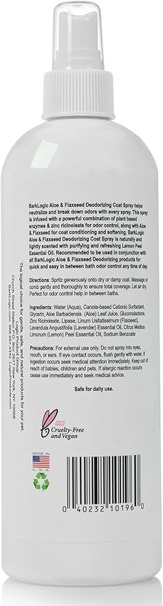 Leave in Conditioning Hair Detangling SprayConditioner, 16oz, Lemon - Dog & Puppy Detangler and Dematting Spray