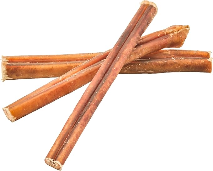 Best Bully Sticks 6 Inch Odor Free Bully Sticks for Dogs, 20 Pack, Bulk Bag 100% Natural Grass-Fed Beef, Easily Digestible Bully Bones Grain and Rawhide Free Odorless Dog Bully Sticks for Large Dogs