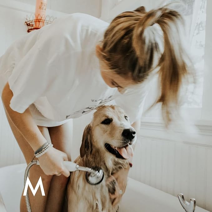 Lavender Pet Shampoo Bar for Dogs – Adult, Dog, Puppies Shampoo for Allergies, Itching Sensitive Coats – Plant-Based, Essential Oils, Shea Butter, Coconut Oil by Manos Soap Co. – 4.5 oz Bar