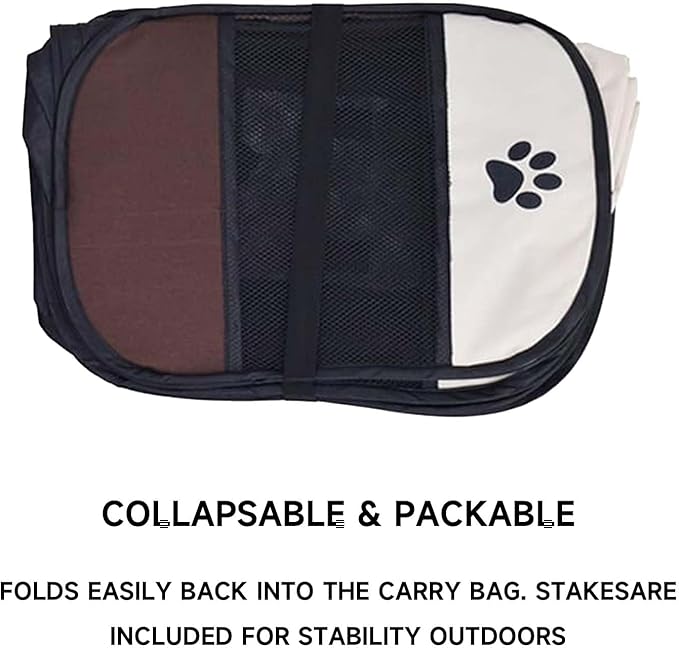 Dog Playpen, 36'' Portable Foldable Pet Dog Cat Playpen Crates Kennel/Premium 600D Oxford Cloth, Portable Foldable Pet Play Pens Cat Dog Rabbit Kennel, Removable Zipper Top, Indoor and Outdoor Use