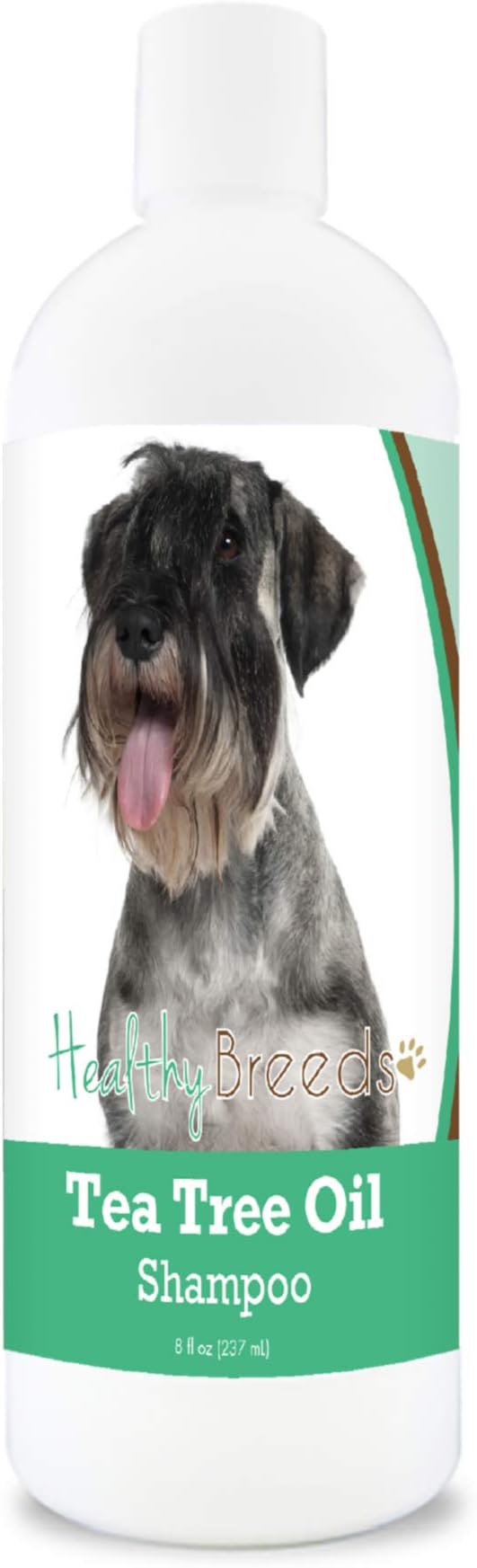 Healthy Breeds Standard Schnauzer Tea Tree Oil Shampoo – Formulated for Dry, Irritated Skin – Reduce Dandruff – Wintergreen Scent – 8 oz