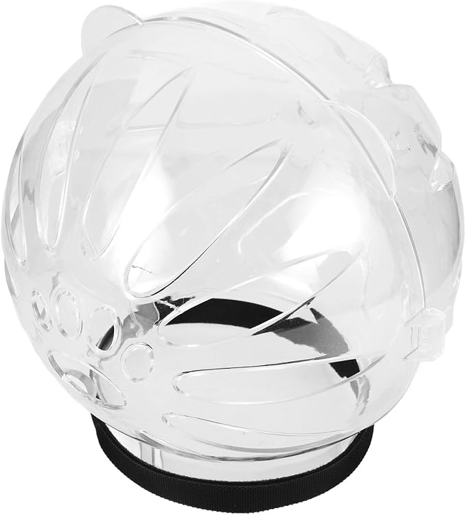 Breathable Cat Helmet - Transparent Protective Muzzle for Grooming, Nail Clipping & Preventing Biting, Adjustable Size for Kittens & Cats