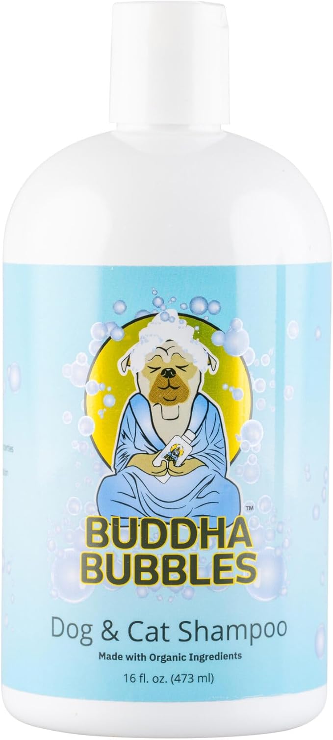 Bubbles Organic Natural 16oz Shampoo & 8oz Conditioner Combo Grab & Go Set for Dogs | Gentle, Aids in Itch Relief and Fights Dandruff - Smells Great