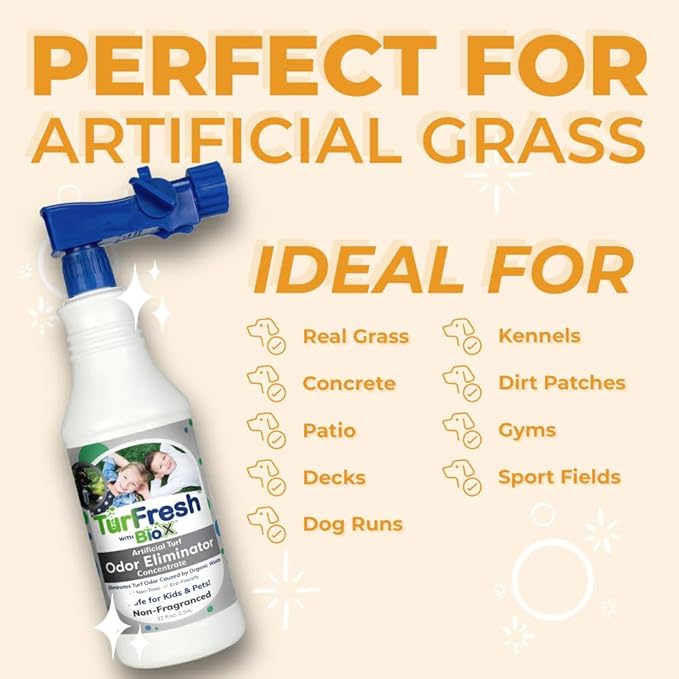BioX+ Artificial Turf Pet Odor Eliminator 32 oz Bottle (Unscented)
