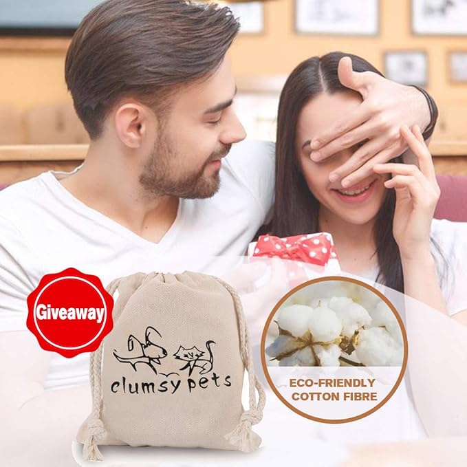 Bamboo Grooming Palm-Held Pets Brush with Boar Bristles & Elastic Band for Dog Cat Shower Bath and Massage