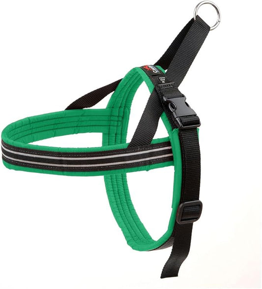 ComfortFlex Sport Harness - American Made No Pull XXL Dog Harness - Lightweight, Padded, Reflective No Rub Harness for Walking, Running and Control - XXLarge, Kelly Green