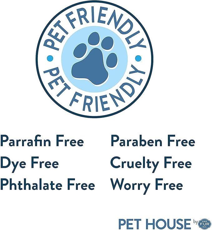 Pet House 9 oz Snow Cone Scented Pet Odor Candle, Clean Burning, Long Lasting, Plant Based Spring, Summer Scented Soy Candles, 60 Hour Burn Time, Pack of 2